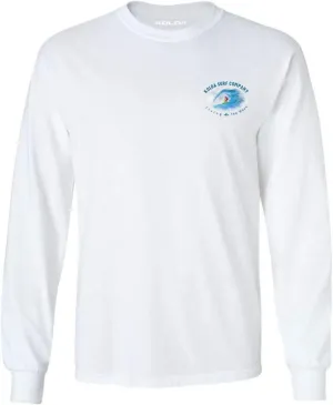 Koloa Surf Mens in The Curl Logo Long Sleeve Heavy Cotton Tee Reg, Big and Tall