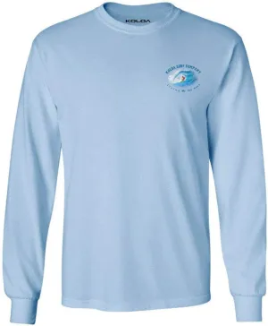 Koloa Surf Mens in The Curl Logo Long Sleeve Heavy Cotton Tee Reg, Big and Tall