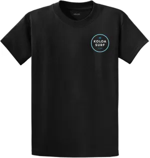 Koloa Surf Mens Original Circle Logo Heavy Cotton Tees in Reg, Big and Tall