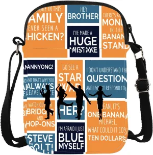 KUIYAI Sitcom TV Show Crossbody Bag TV Show Inspired Gift TV Show Merchandise Gift