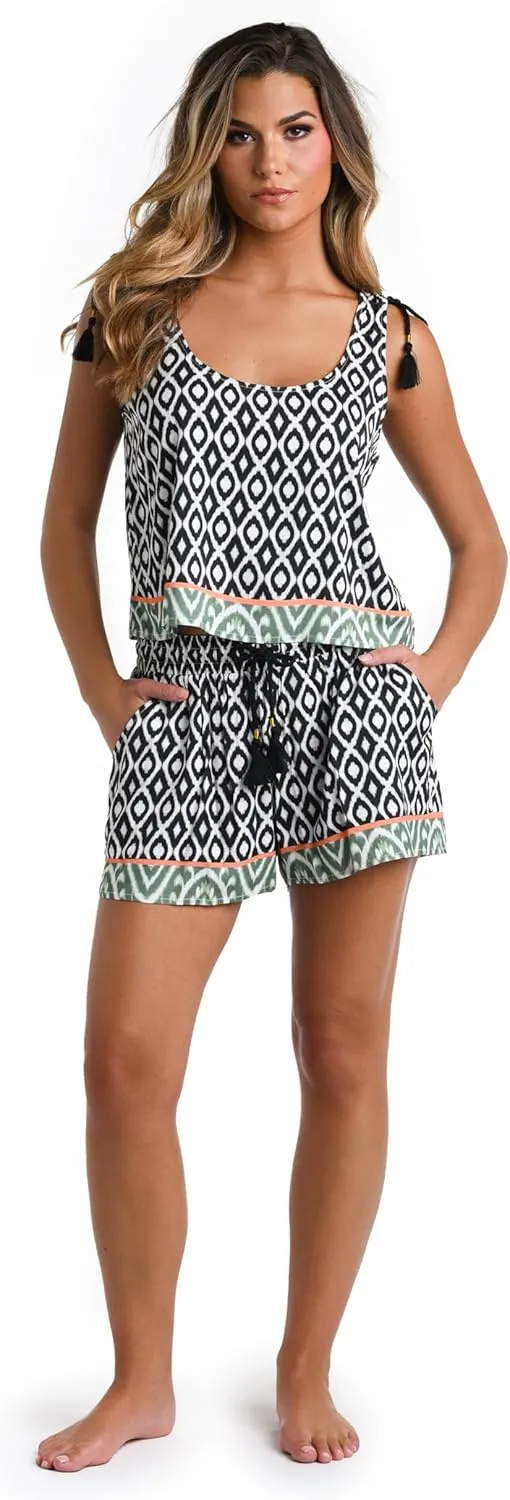 La Blanca Women's Standard Fly-Away Tank Swimsuit Cover Up