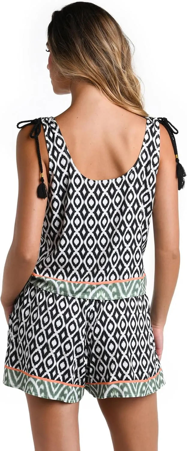 La Blanca Women's Standard Fly-Away Tank Swimsuit Cover Up