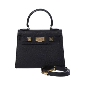 Lalage Maya Medium top handle Handbag with optional crossbody strap