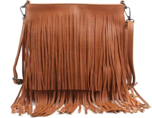 Lanpet Women Fringe Tassel Cross Body Bag Leisure Shoulder Bag