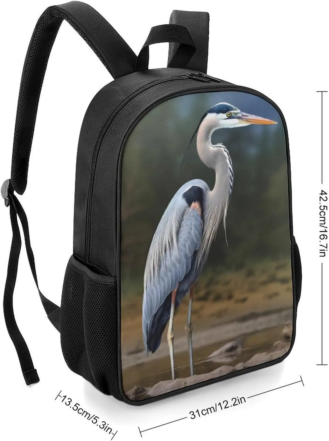 Laptop Backpack for Travel Daypack Heron Computer Bag Work Back Pack Laptop Bag Casual Nurse Bag