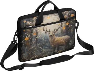 Laptop Shoulder Bag Computer Bag 13-15 Inches Laptop Carrying Case with Shoulder Strap for Women Men