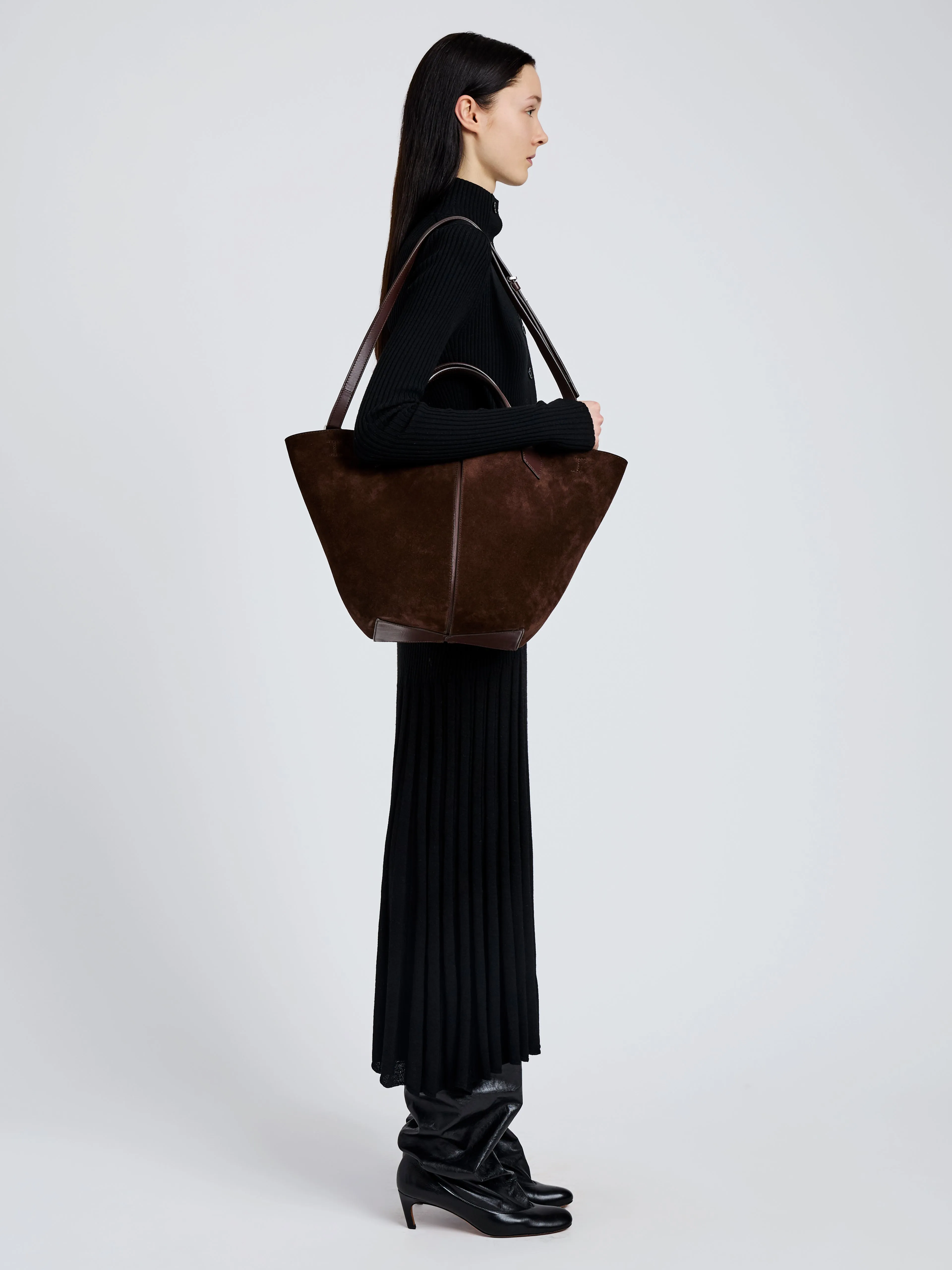 Large Chelsea Tote in Soft Suede