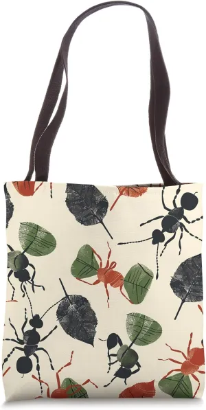 Leafcutter Ant Color Block Animal Wildlife Pattern Tote Bag