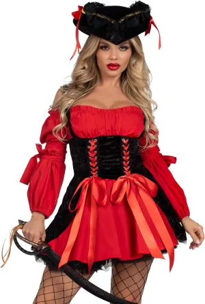 Leg Avenue Women's Vixen Pirate Wench Costume