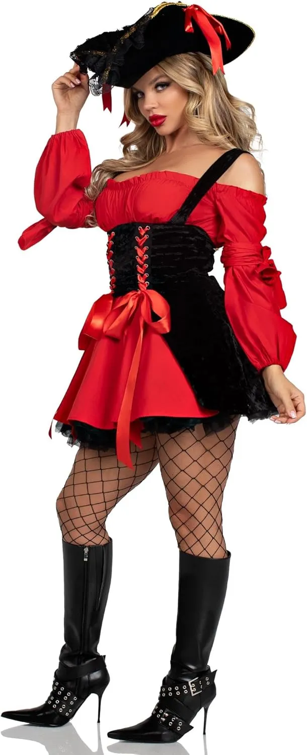 Leg Avenue Women's Vixen Pirate Wench Costume
