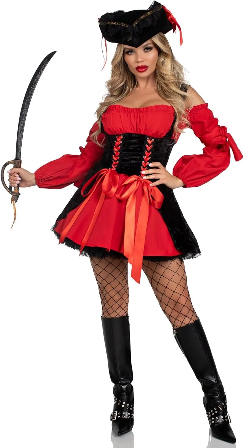 Leg Avenue Women's Vixen Pirate Wench Costume