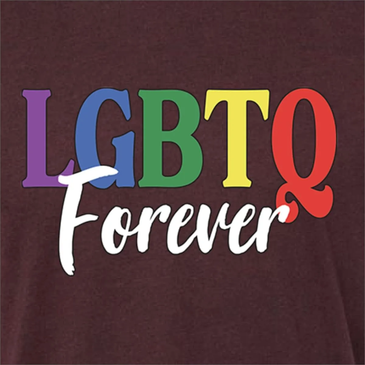 LGBTQ Forever LGBT Pride Mens Premium Tri Blend T-Shirt