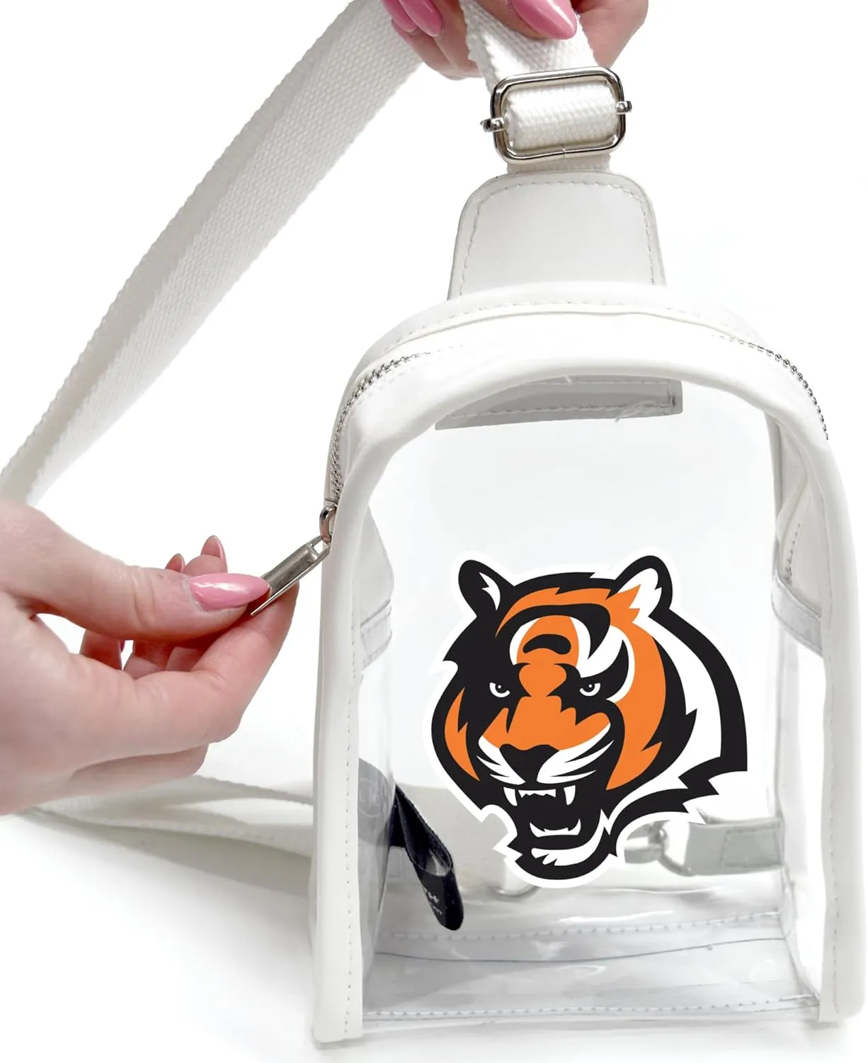 Littlearth NFL Clear Mini Sling Bag