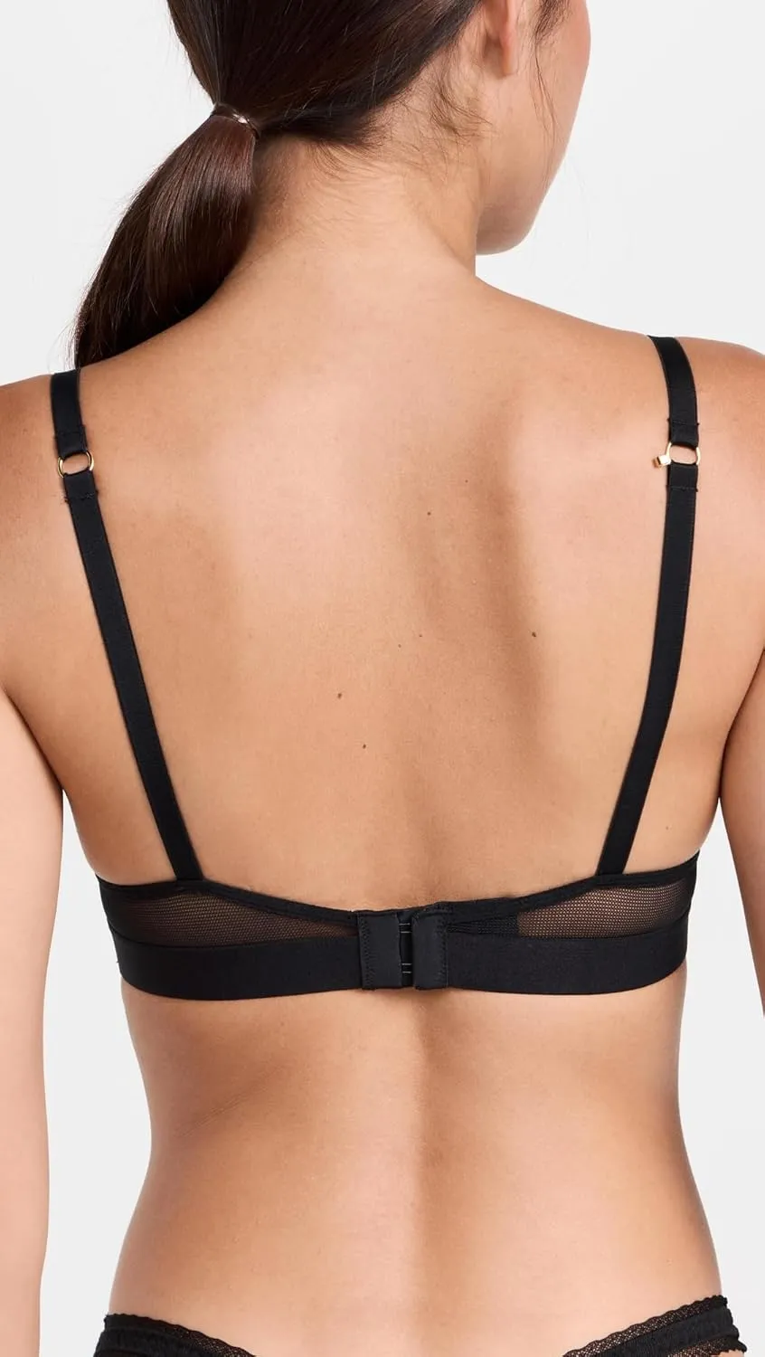 LIVELY All-Day Deep V Wireless Bras for Women | Plunging Deep V-Neckline Bra with No Underwire | Lightly Padded Cups