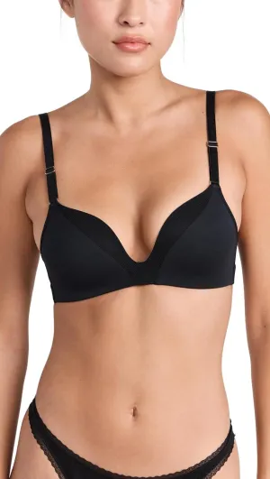 LIVELY All-Day Deep V Wireless Bras for Women | Plunging Deep V-Neckline Bra with No Underwire | Lightly Padded Cups