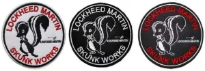 Lockheed-Martin Skunk Works Embroidery Patch Armband Badge Military Decorative Sewing Applique Embellishment Tactical Patches (3p), Photo display