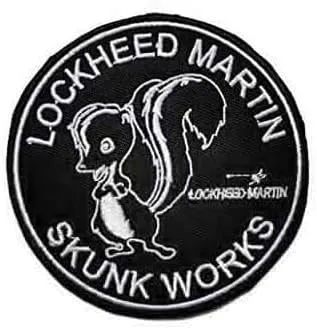 Lockheed-Martin Skunk Works Embroidery Patch Armband Badge Military Decorative Sewing Applique Embellishment Tactical Patches (3p), Photo display