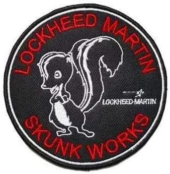Lockheed-Martin Skunk Works Embroidery Patch Armband Badge Military Decorative Sewing Applique Embellishment Tactical Patches (3p), Photo display