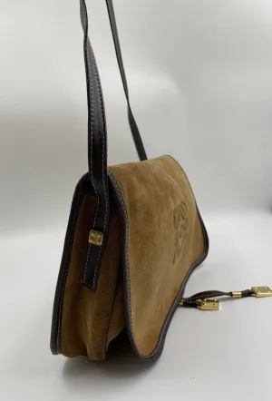 Loewe Vintage Suede Crossbody Bag