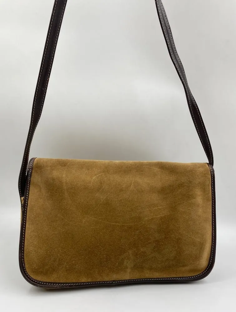 Loewe Vintage Suede Crossbody Bag