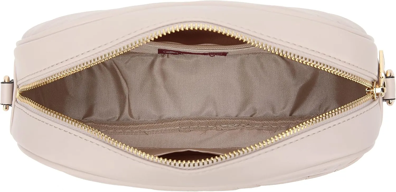 lola mae Quilted Crossbody Bag, Medium Lightweight Shoulder Purse Top Zipper Tassel Accent