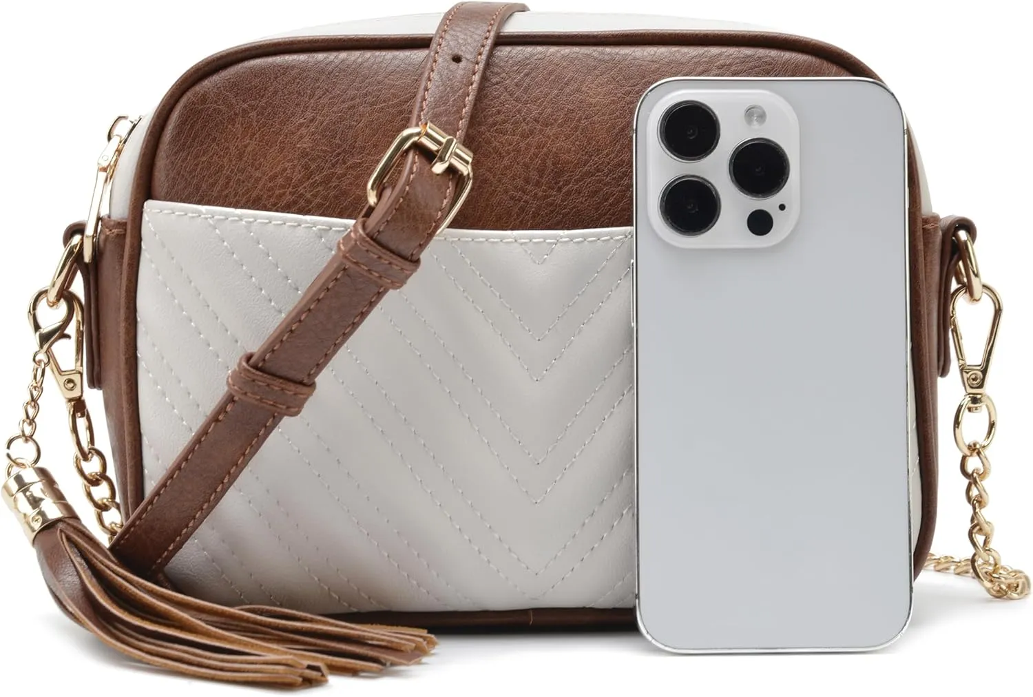 lola mae Quilted Crossbody Bag, Trendy Design Shoulder Purse