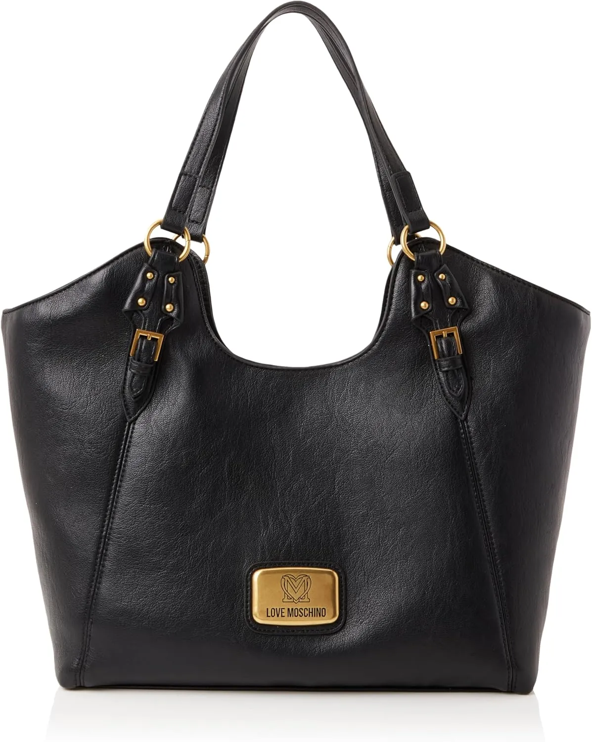 Love Moschino Women's Shoulder Bag, Black, One Size, black, Einheitsgröße
