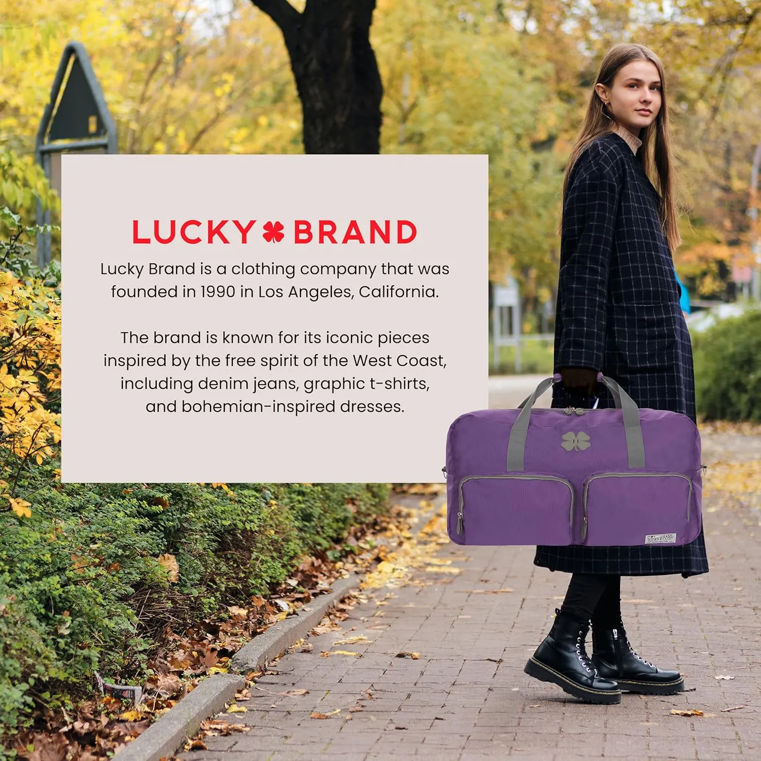 Lucky Travel Duffel Bags 65L, Gym Bag, Travel Bag & Large Duffle Bag for Men, Foldable Overnight Weekender Bags for Women & Men with Adjustable Shoulder Strap,