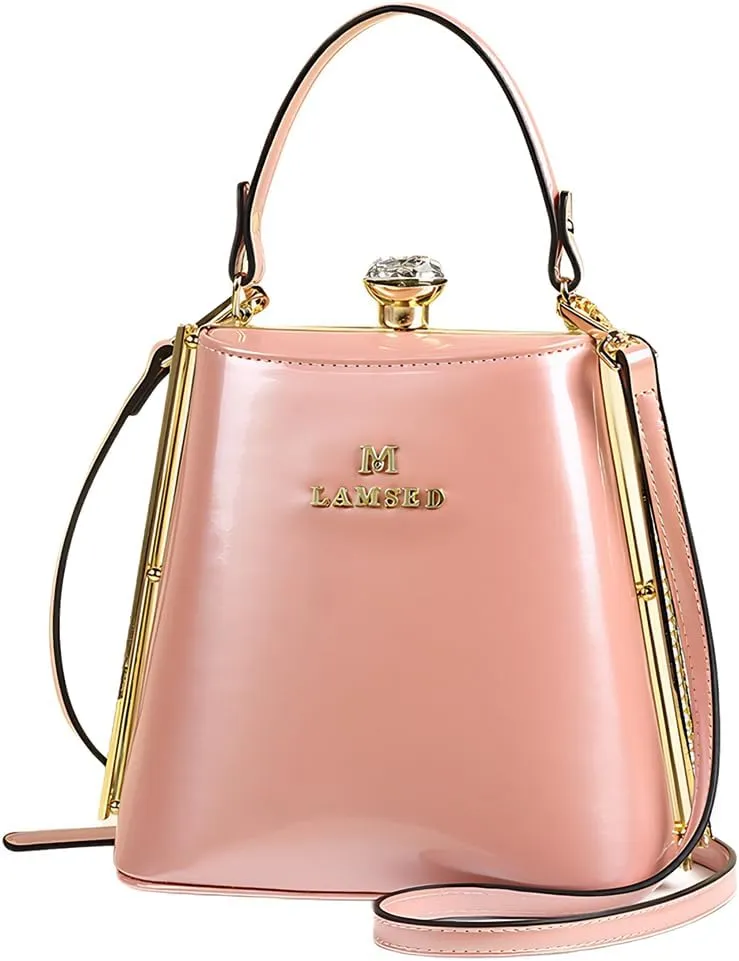 Luxury Fashion Diamonds Purse Women Leather Evening Bag Small Shoulder Crossbody Bag Crystal Buckle Party Mobile Phone Bags