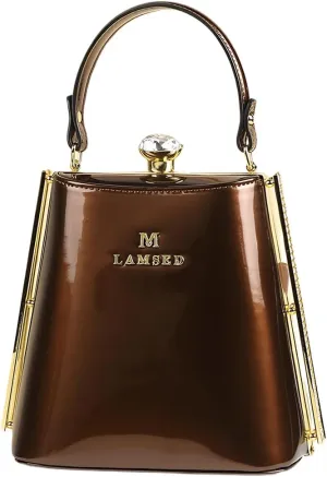 Luxury Fashion Diamonds Purse Women Leather Evening Bag Small Shoulder Crossbody Bag Crystal Buckle Party Mobile Phone Bags
