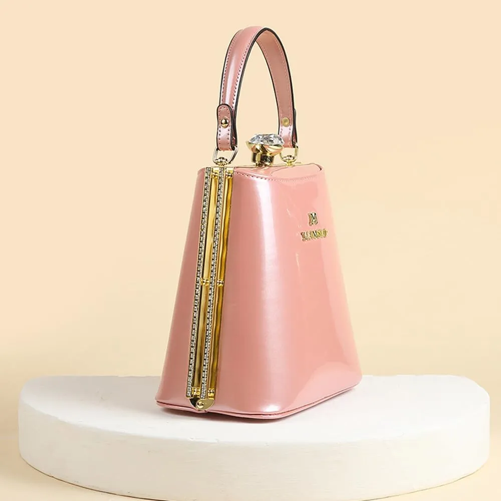Luxury Fashion Diamonds Purse Women Leather Evening Bag Small Shoulder Crossbody Bag Crystal Buckle Party Mobile Phone Bags