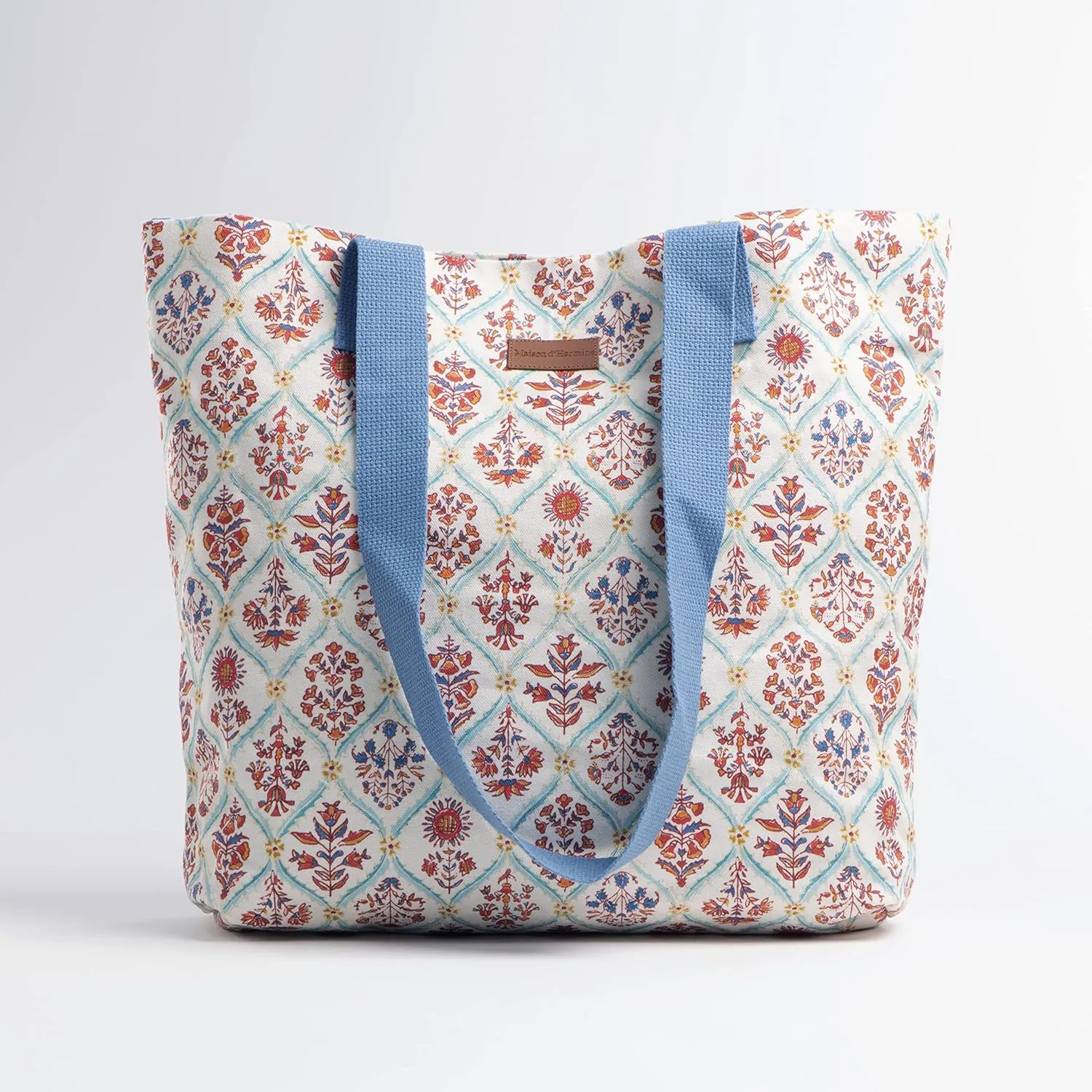 Maison d' Hermine Canvas Tote Bag 100% Cotton Canvas Reusable Shoulder Grocery Bag for Shopping Perfect for Men Women