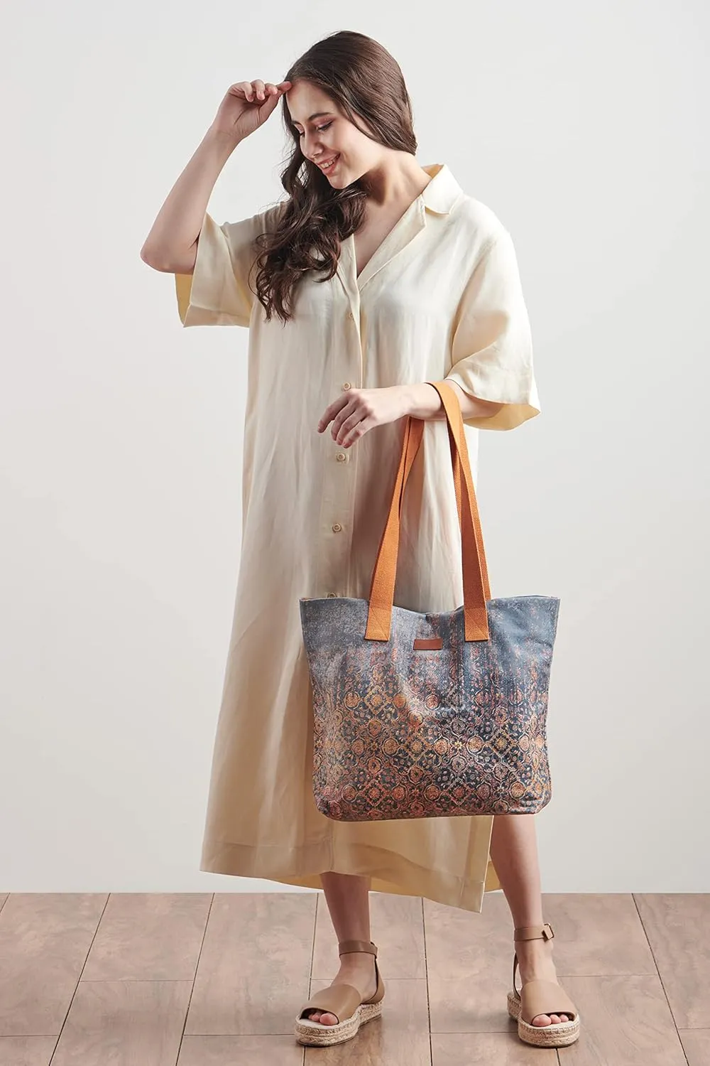 Maison d' Hermine Canvas Tote Bag 100% Cotton Canvas Reusable Shoulder Grocery Bag for Shopping Perfect for Men Women