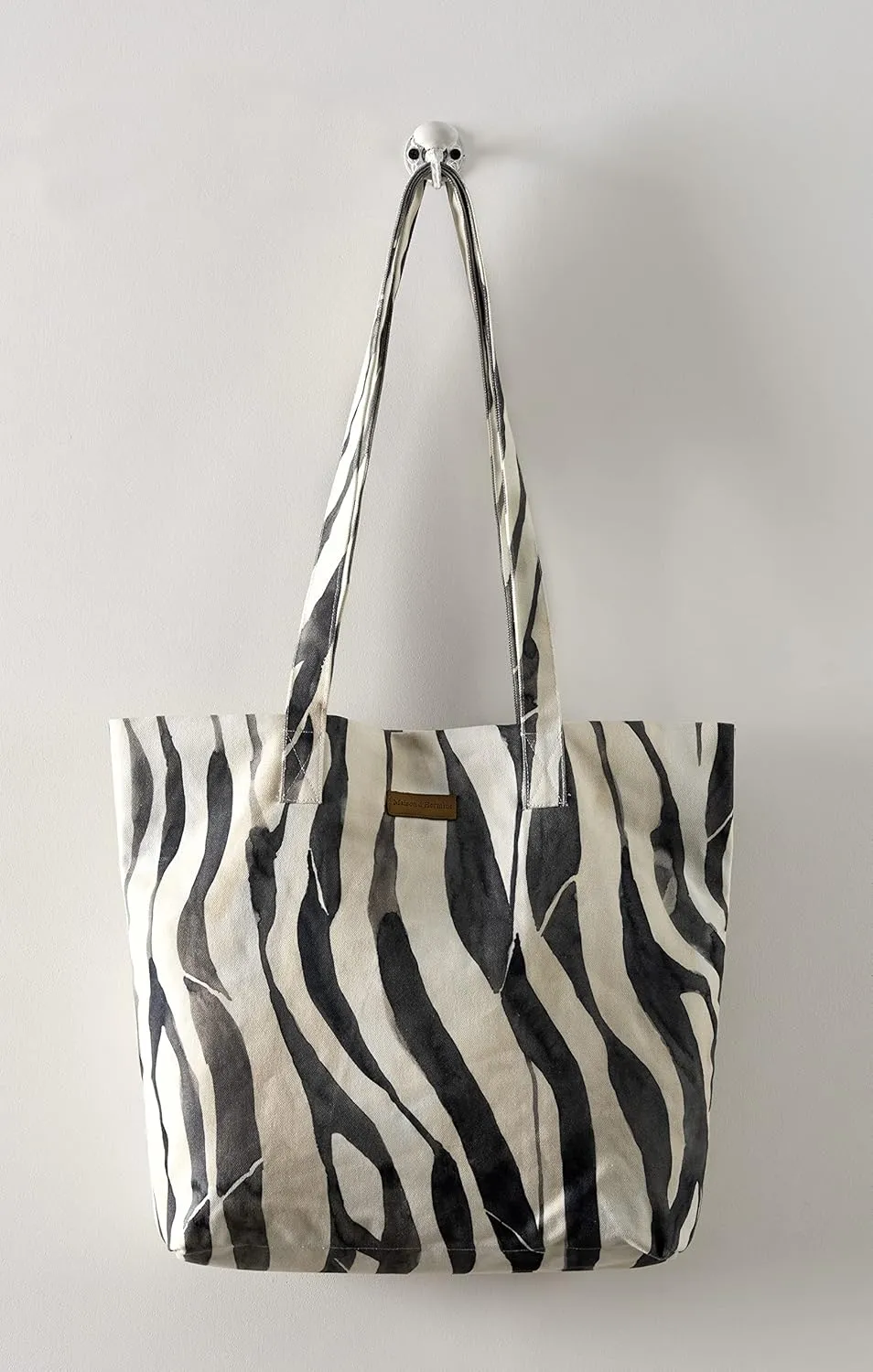 Maison d' Hermine Canvas Tote Bag 100% Cotton Canvas Reusable Shoulder Grocery Bag for Shopping Perfect for Men Women