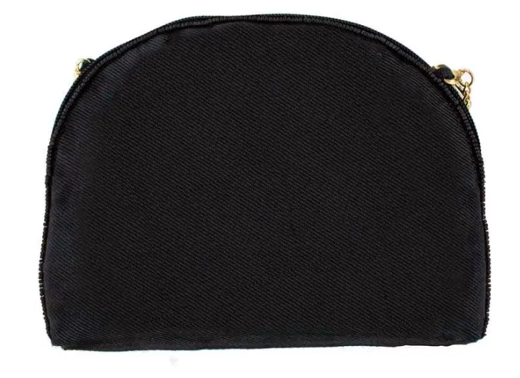 Mary Frances Balance Beaded Crossbody Makeup Bag