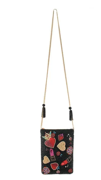 Mary Frances Make Me Up Crossbody Mini Handbag