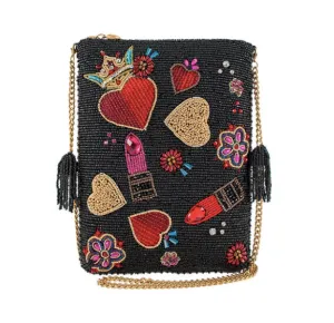 Mary Frances Make Me Up Crossbody Mini Handbag