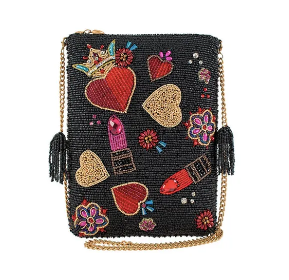 Mary Frances Make Me Up Crossbody Mini Handbag