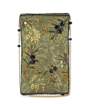 Mary Frances Olive Branch Crossbody Phone Bag