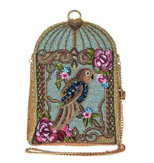 Mary Frances Pretty Parrot Crossbody Handbag