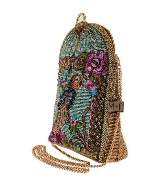 Mary Frances Pretty Parrot Crossbody Handbag