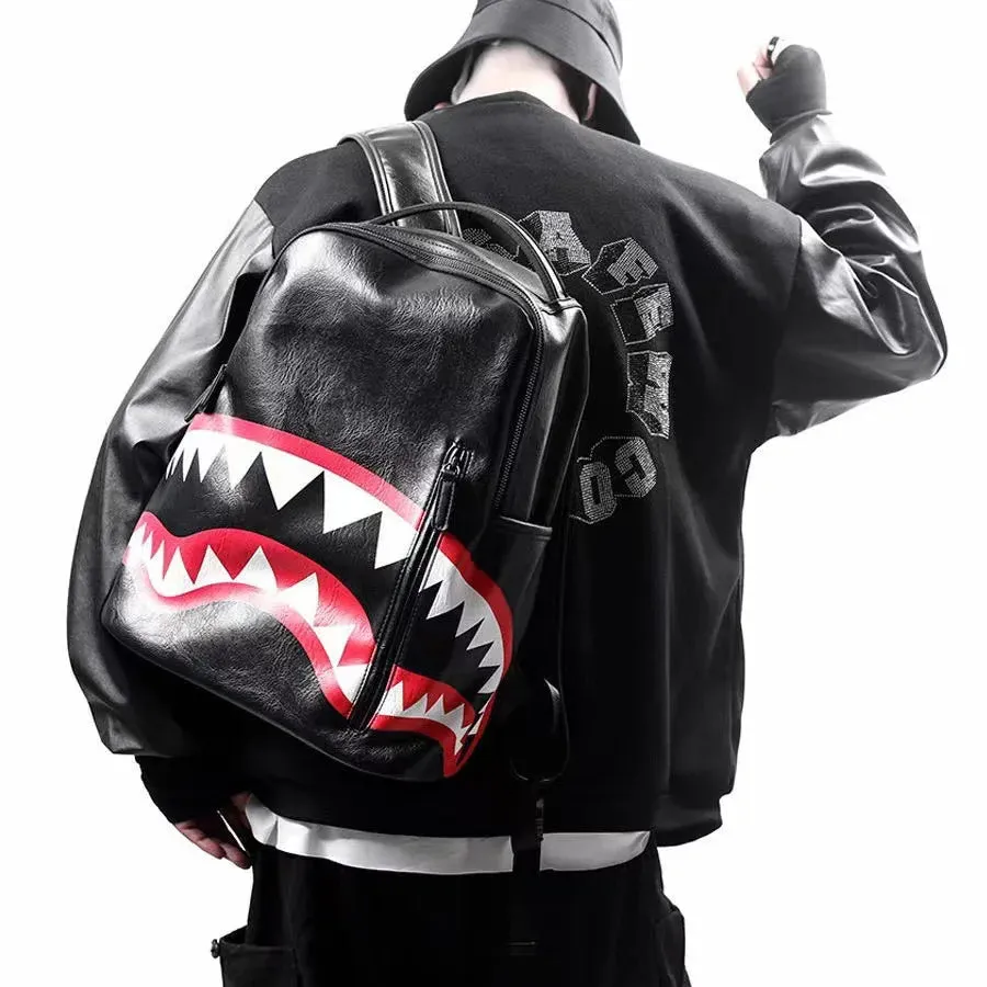 Men Waterproof Student Schoolbag