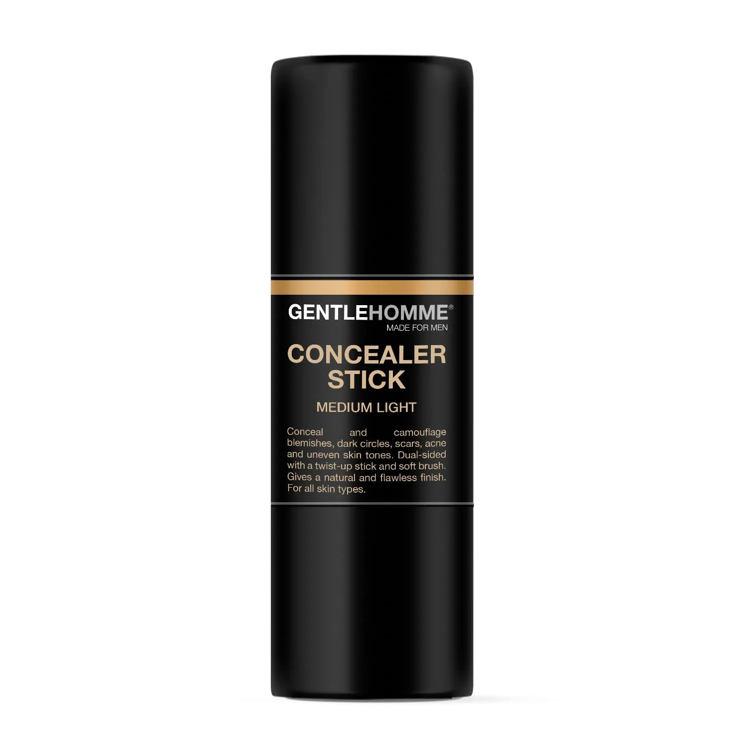 Men's Concealer Stick with Brush for Dark Circles Eraser, Medium Light
