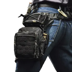 Men's Military Tactical Thigh Pack Pouch: Durable Drop Leg Bag for Outdoor Use