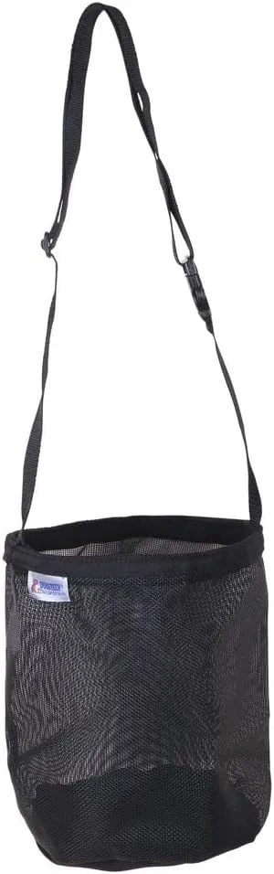 Mesh Feed Bag | Ideal for Trails | Prevents Grain Loss | Great for Nervous Eaters | Adjustable Crown Piece | Fits Most Horses