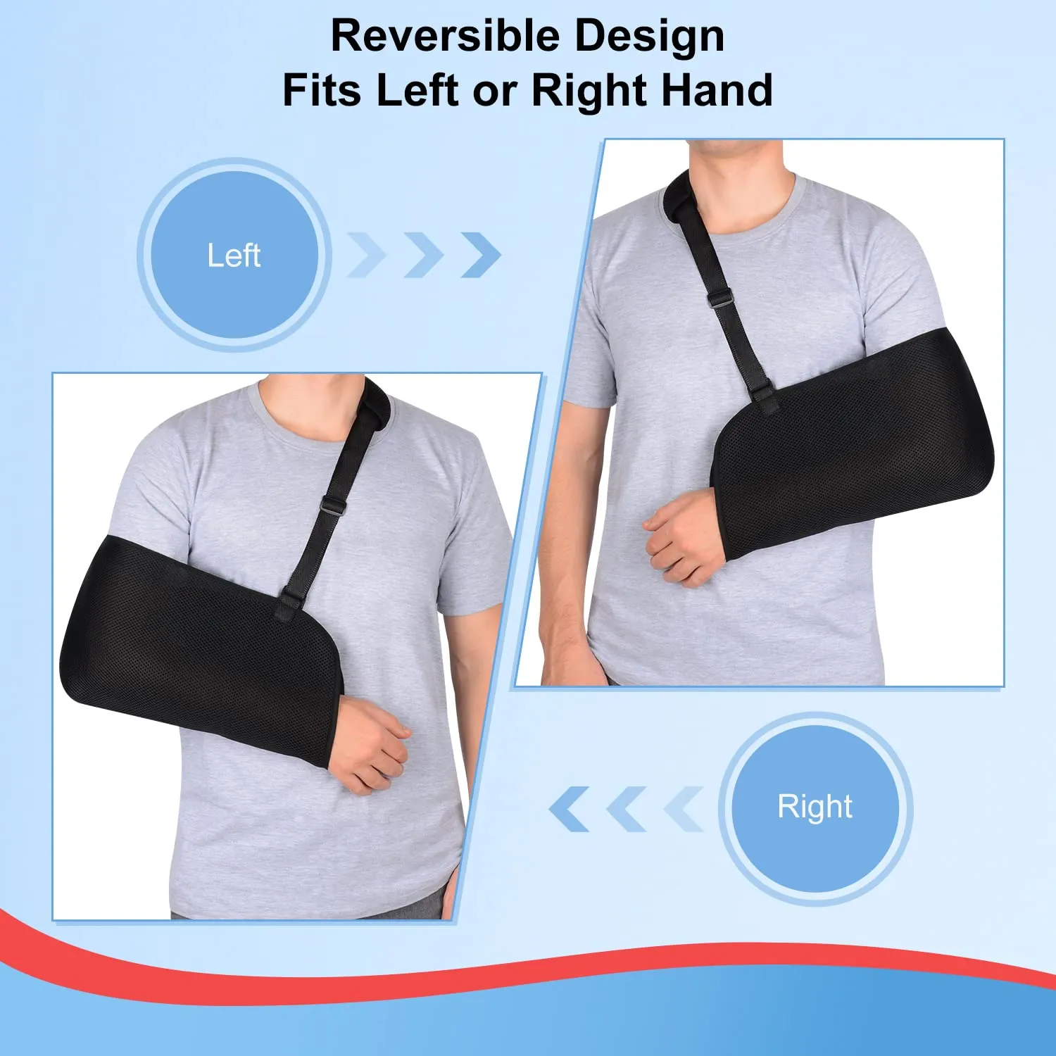 Mesh Shoulder Immobilizer Arm Sling