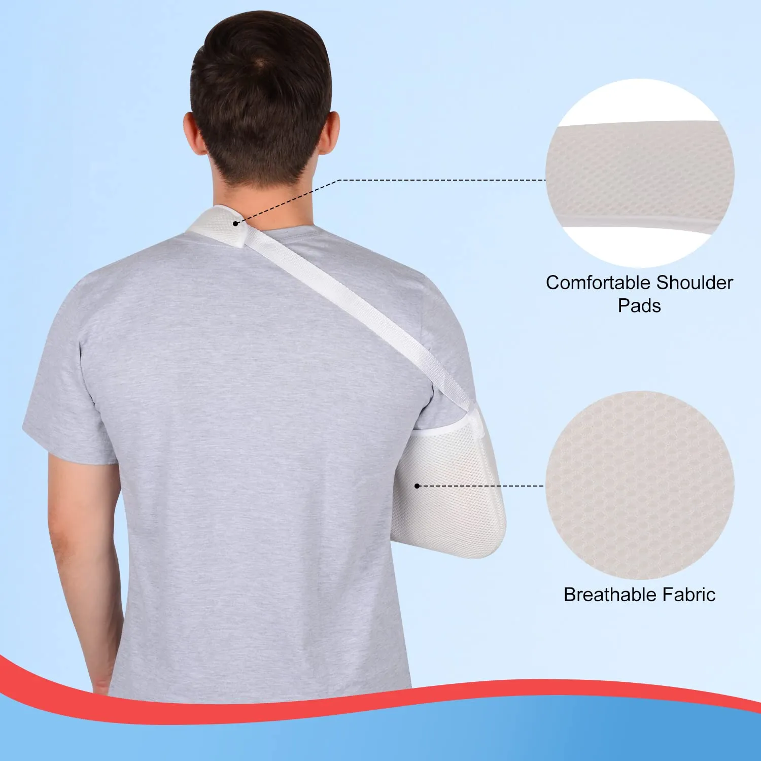 Mesh Shoulder Immobilizer Arm Sling
