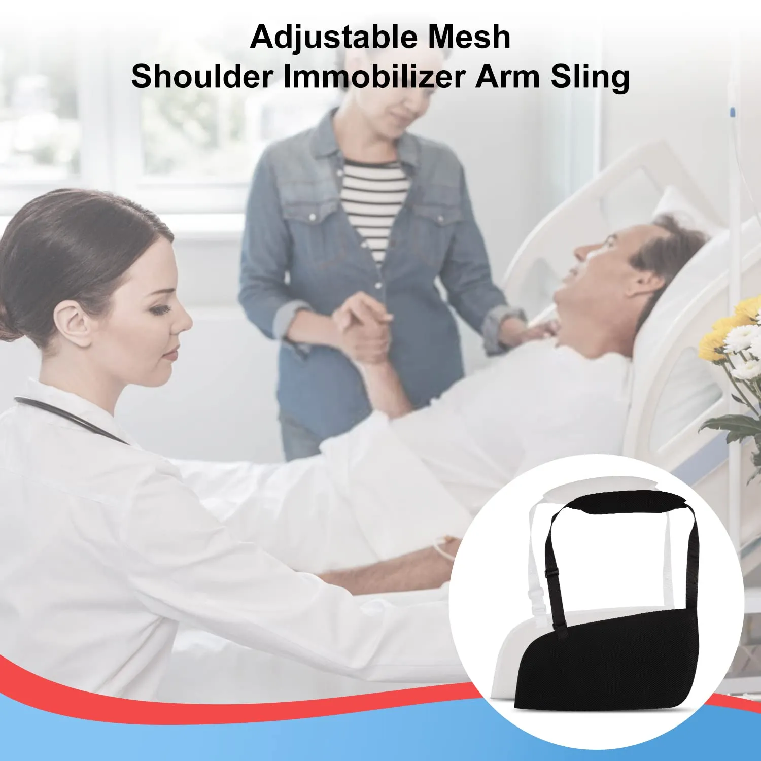 Mesh Shoulder Immobilizer Arm Sling