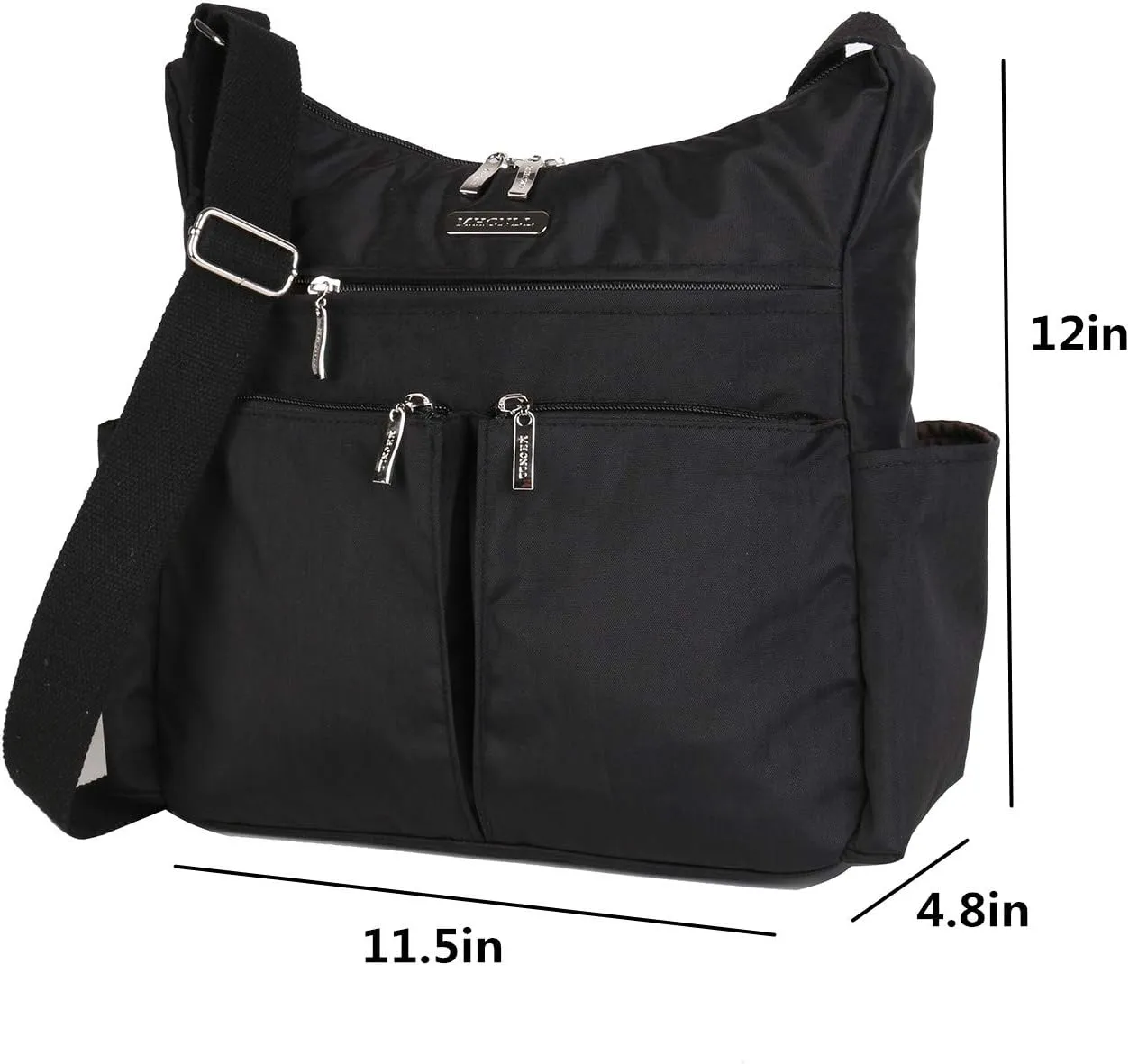 MHCNLL Anti Theft Crossbody Purse RFID Women Nylon Waterproof Lightweight Shoulder Bag