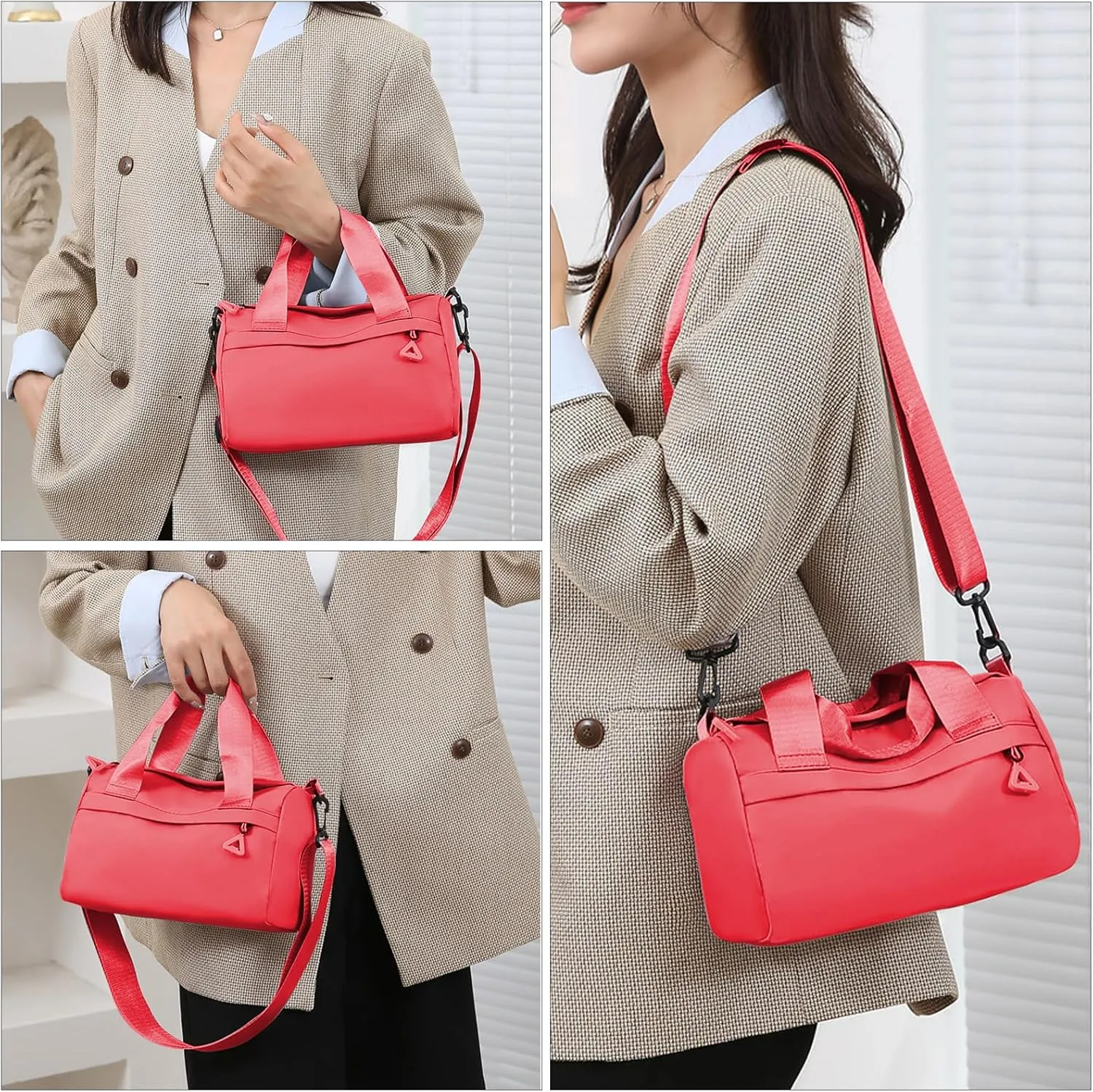Mini Gym Bag Waterproof Gym Tote Bag Portable Fitness Shoulder Bag for Sports Travel